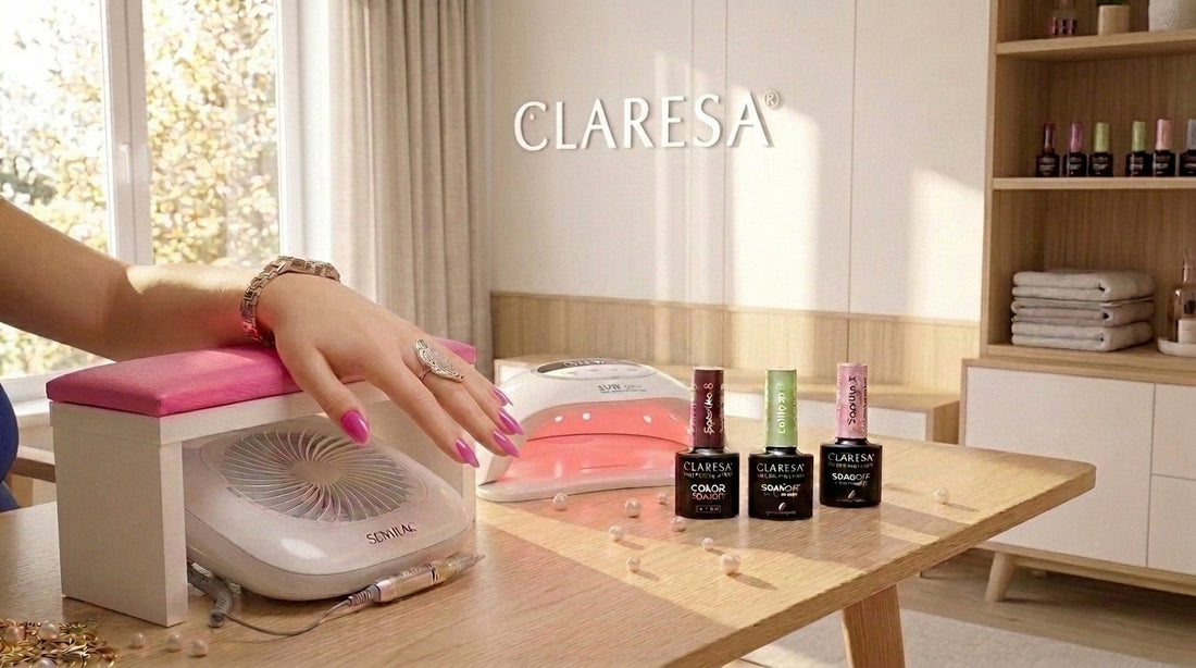 Esmaltes semipermanentes Claresa en distintos tonos y acabados