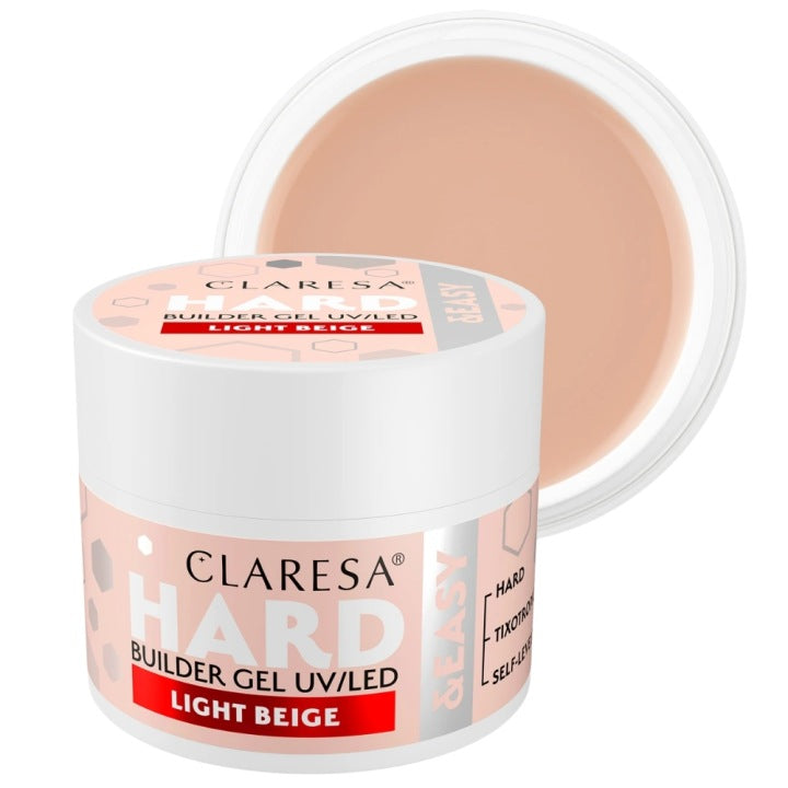 Claresa Hard Easy Builder Gel de Uñas Autonivelante Rosa Francés 45 g
