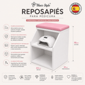 Reposapiés para pedicura- rosa