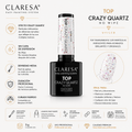 Top Coat Confeti Multicolor Crazy Quartz No Wipe | Semipermanente 5 g