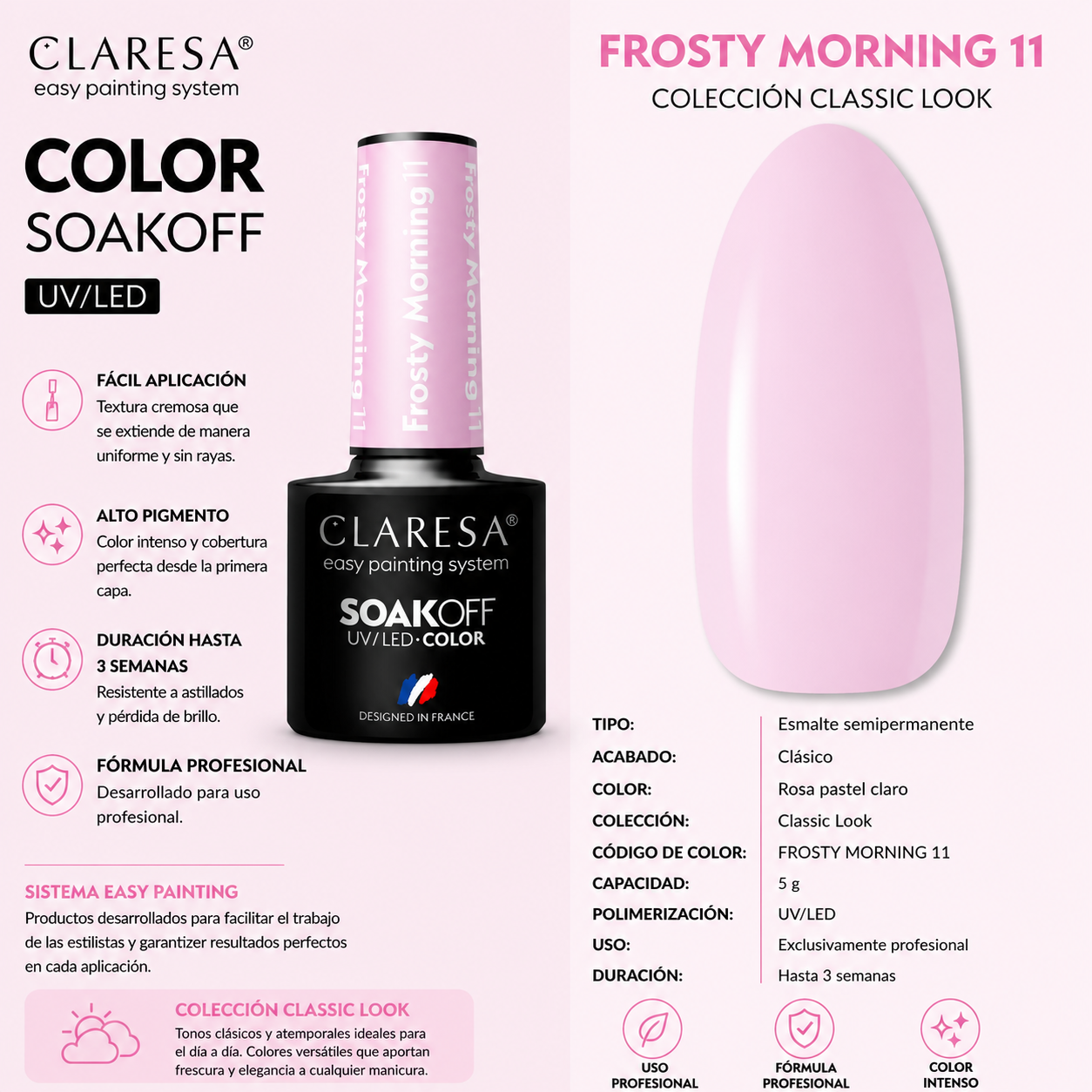 Esmalte Claresa Frosty Morning 11