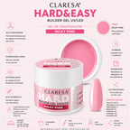Gel constructor UV/LED suave y fácil de Claresa, color rosa lechoso, 45 g