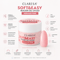 Gel constructor Claresa, color rosa sirena, 45 g