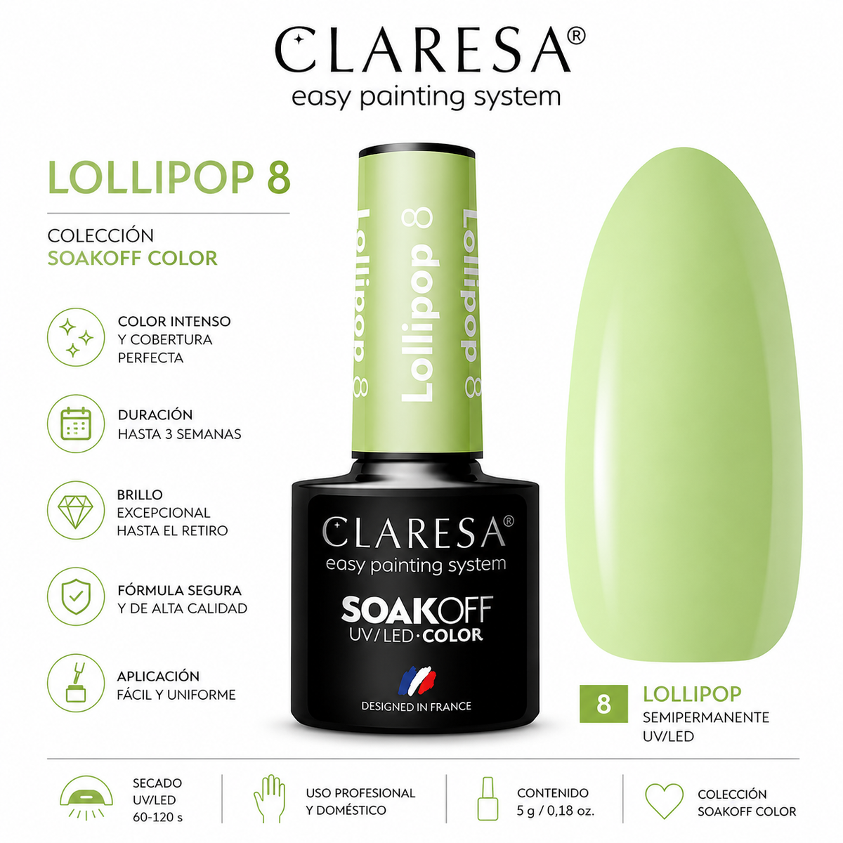 Esmalte Claresa Lollipop 8