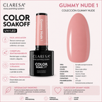 Esmalte Claresa Nude Glow Gummy Nude 1