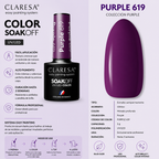 Esmalte Claresa morado 619 violeta