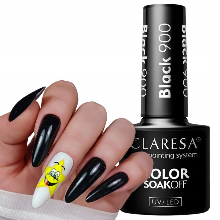 Esmalte Híbrido Negro Intenso | El Clásico Indispensable | 5ml
