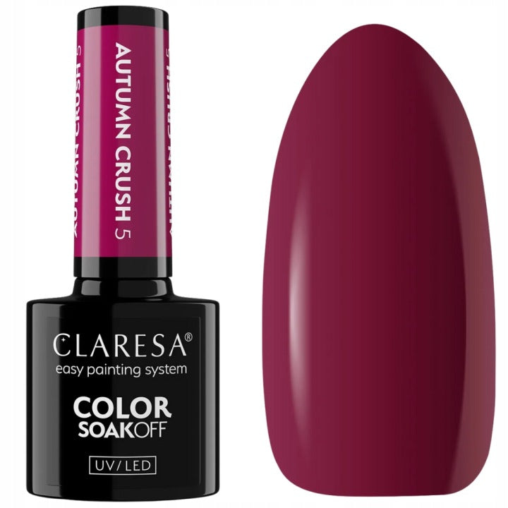 Esmalte Claresa Autumn Crush 5, rosa fucsia
