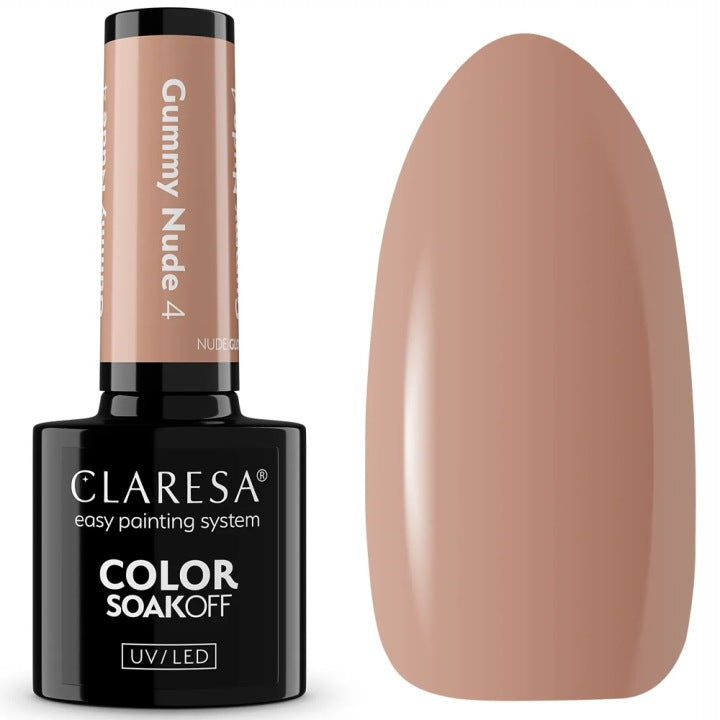 Esmalte Claresa Nude Glow Gummy Caramel 4
