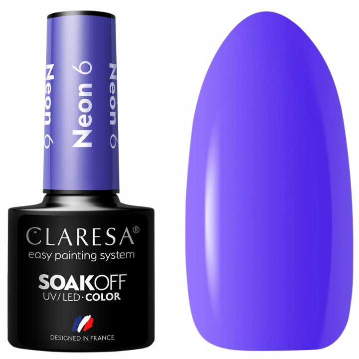 Esmalte Claresa Expressive Azul marino neón 6