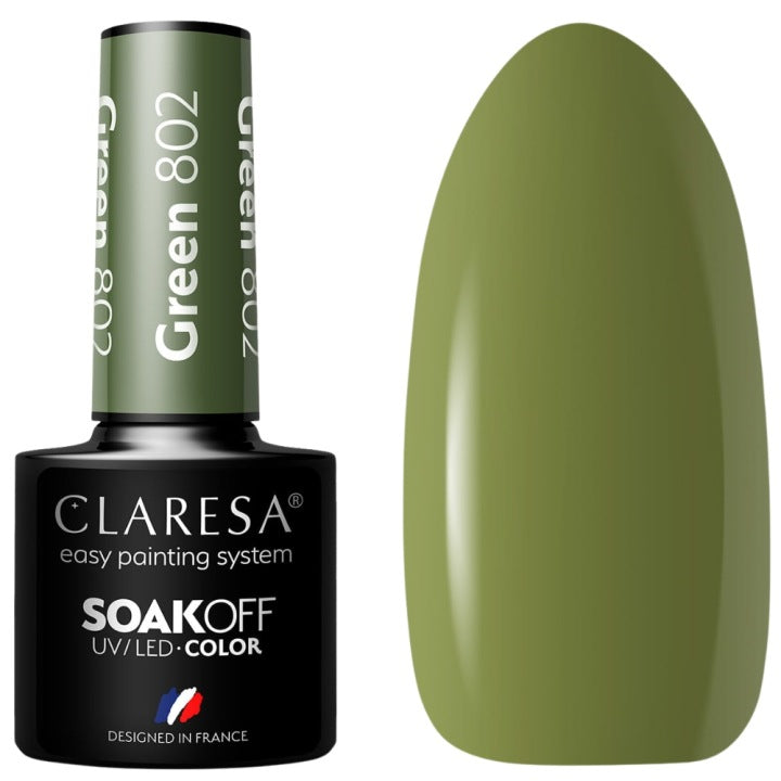 Esmalte Claresa Take Me To The River, verde, 802