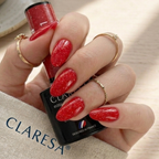 Esmalte Claresa Rojo 411 Rojo con partículas