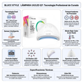 Lámpara de uñas Clavier para manicura híbrida de geles Q7 UV/LED 48W