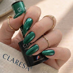 Esmalte Claresa Sparkle 10 Verde con partículas