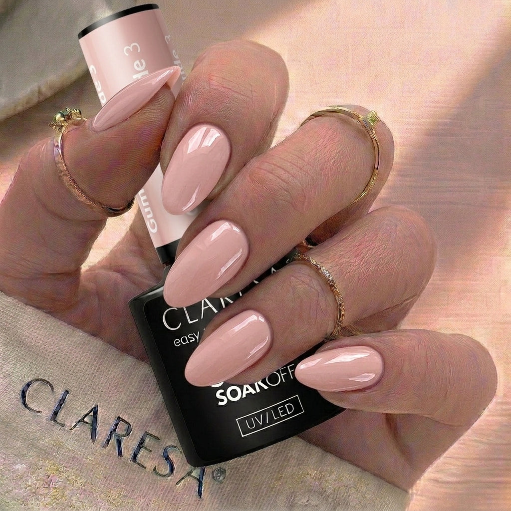 Esmalte Claresa Gummy Nude Peach 3
