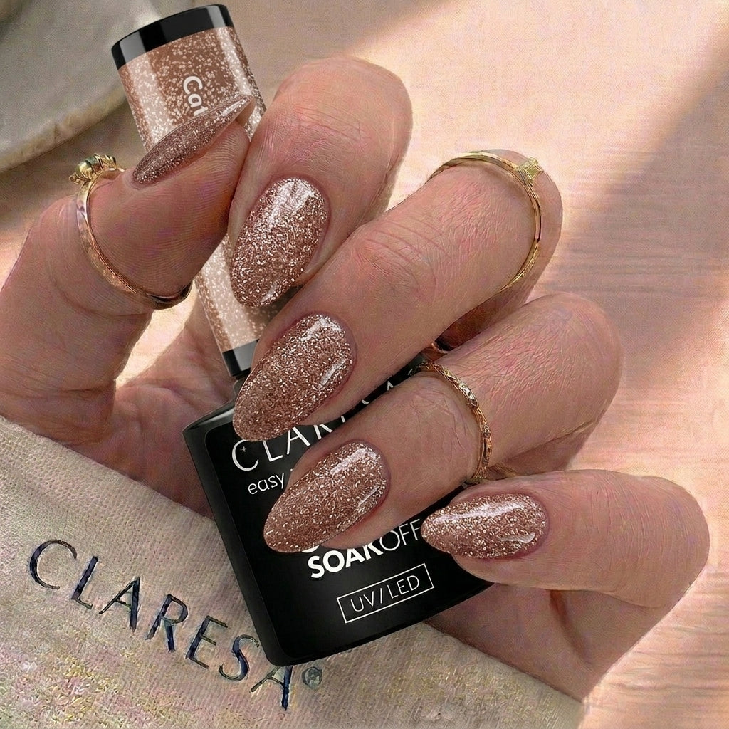 Esmalte Claresa Nude Glow Cat Eye Light Nude