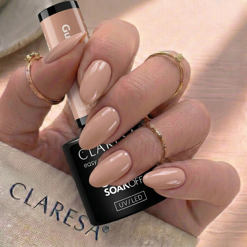 Esmalte Claresa Nude Glow Gummy Caramel 4