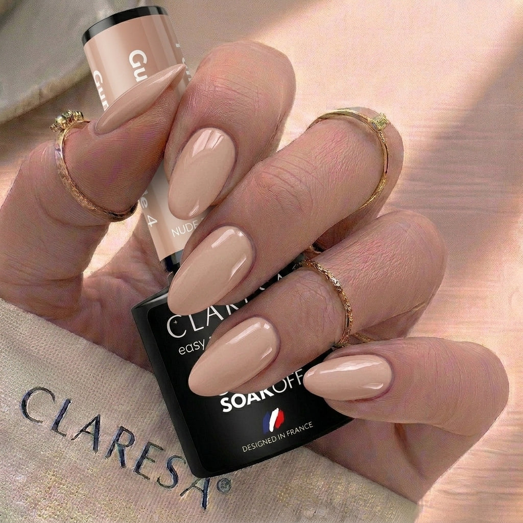 Esmalte Claresa Glow Gummy Nude 4