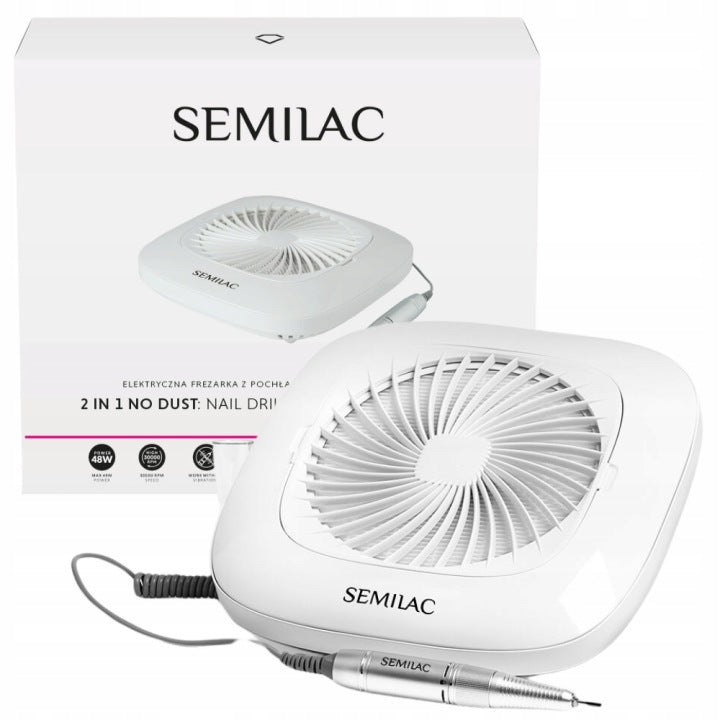 Torno con aspiradora Semilac 2 en 1, silencioso, 48 W