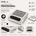 Colector de polvo Molly Lac 80 W / Plata 858-8