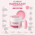 Gel autonivelante para uñas Claresa Hard Easy Builder, color rosa lechoso, 45 g