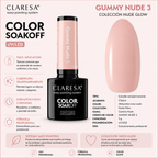 Esmalte Claresa Gummy Nude Peach 3