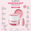 Gel constructor suave y fácil de aplicar Claresa Glam Pink Rosa pastel con partículas 45 g