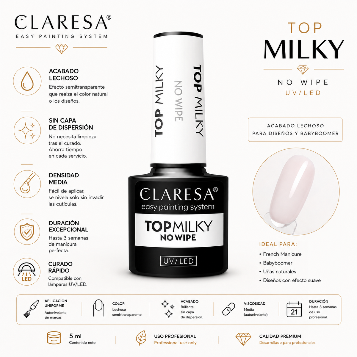 Claresa Top Milky 5 g
