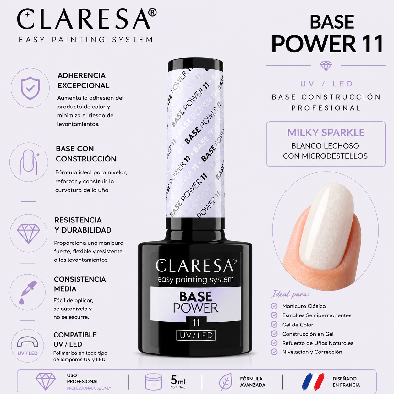 Claresa Base Power 11 UV/LED – 5g