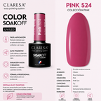 Esmalte Claresa Rosa 524 Rosa Frambuesa
