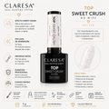 Top Coat Sweet Crush No Wipe con Partículas de Color | Semipermanente 5 g