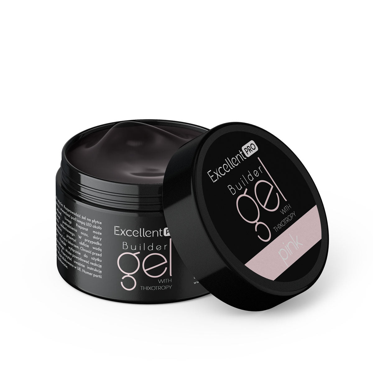 Excellent PRO Builder Gel with Thixotropy – Pink Clear