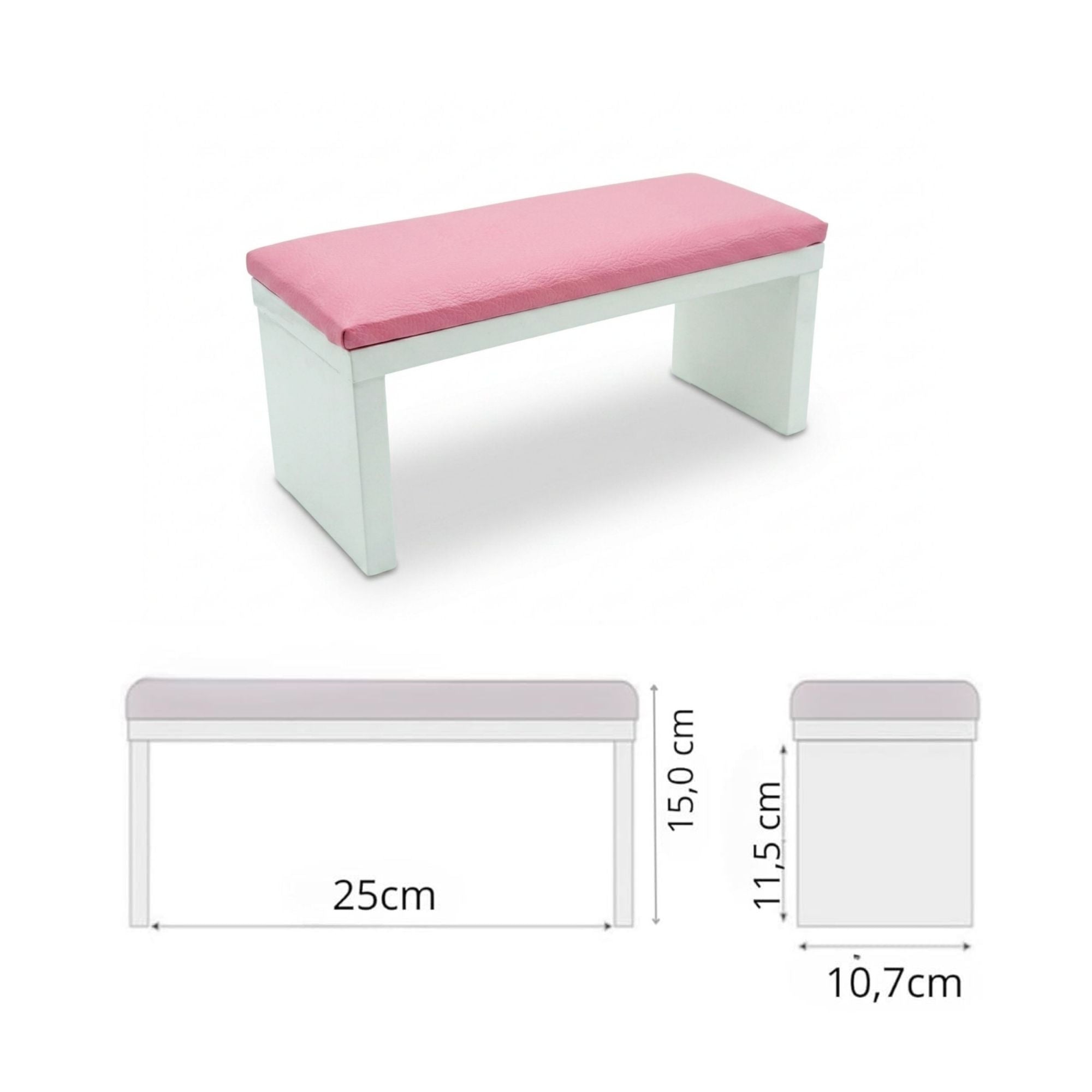Reposabrazos para manicura (Rosa Chic)